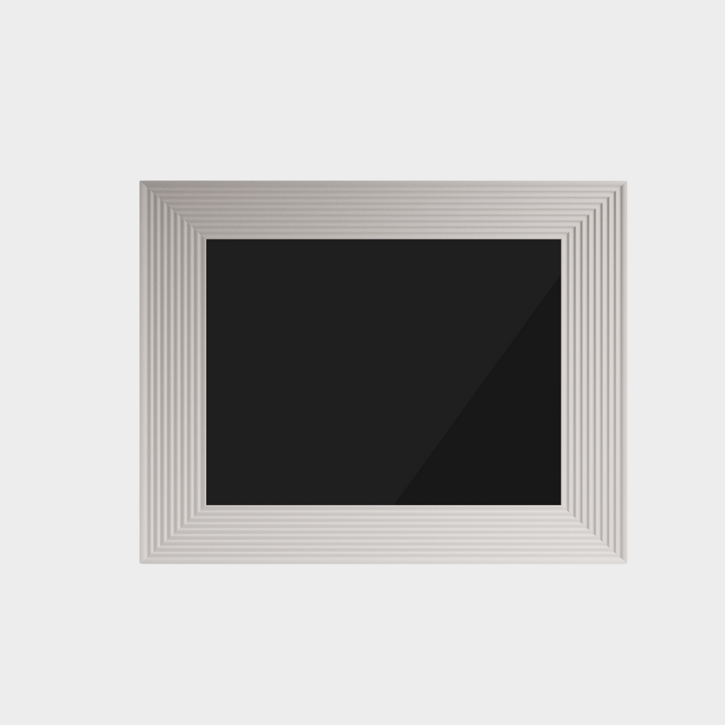 Smart digital picture frame displaying family photos